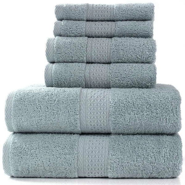 6 Pieces Bath Towel Set