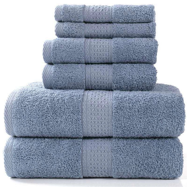 6 Pieces Bath Towel Set