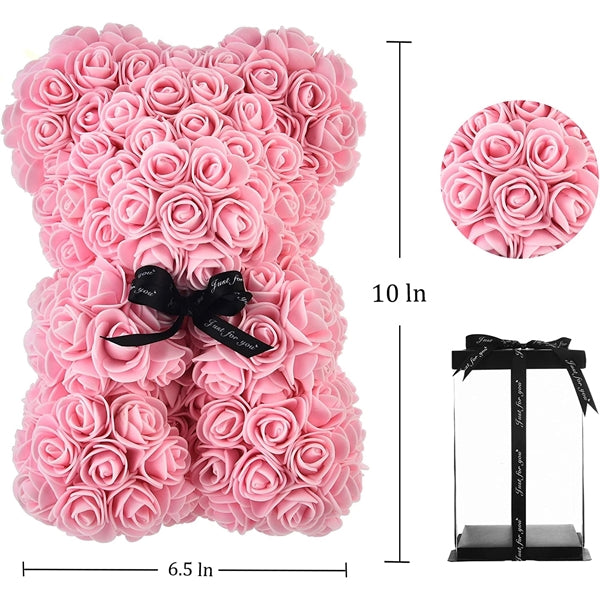 Rose Teddy Bear Flower Cub Forever