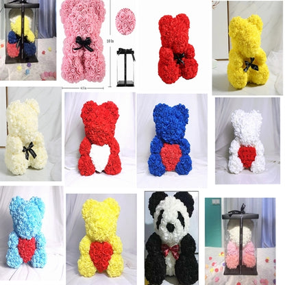 Rose Teddy Bear Flower Cub Forever