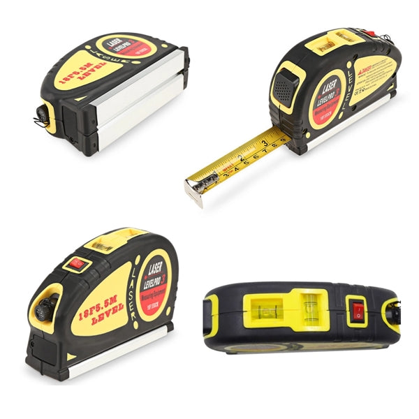 2 In 1 Laser Level With Tape Measure
