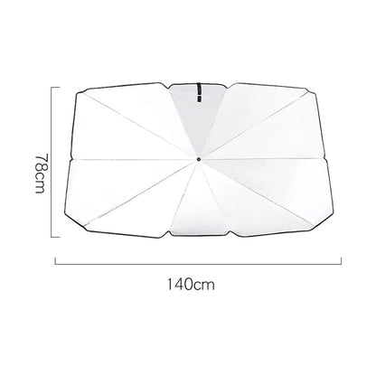Umbrella Style Car Windshield Sun Shade