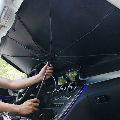 Umbrella Style Car Windshield Sun Shade