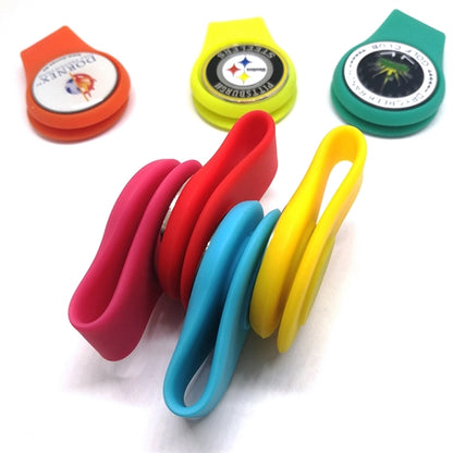 Silicone Golf Ball Marker Hat Clip Strong Magnetic