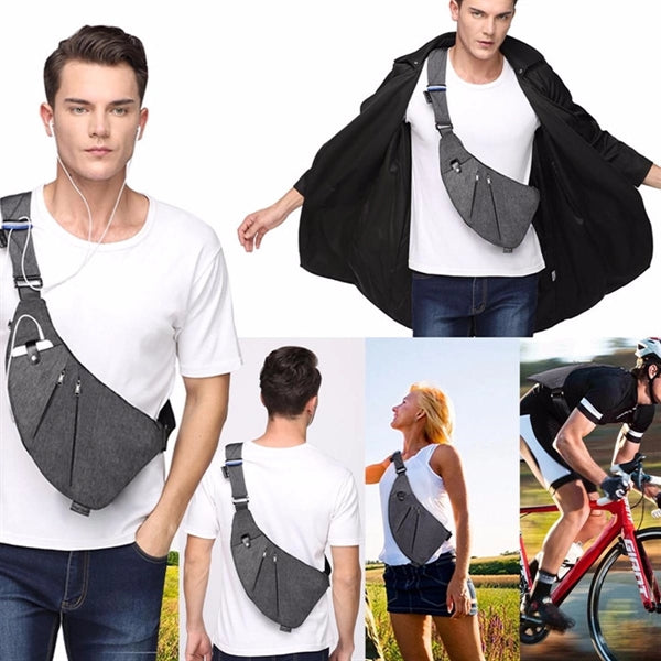 Hands-Free Multifunction Crossbody Bag for travel &Daily Use