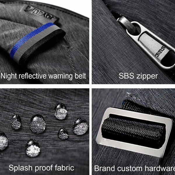 Hands-Free Multifunction Crossbody Bag for travel &Daily Use