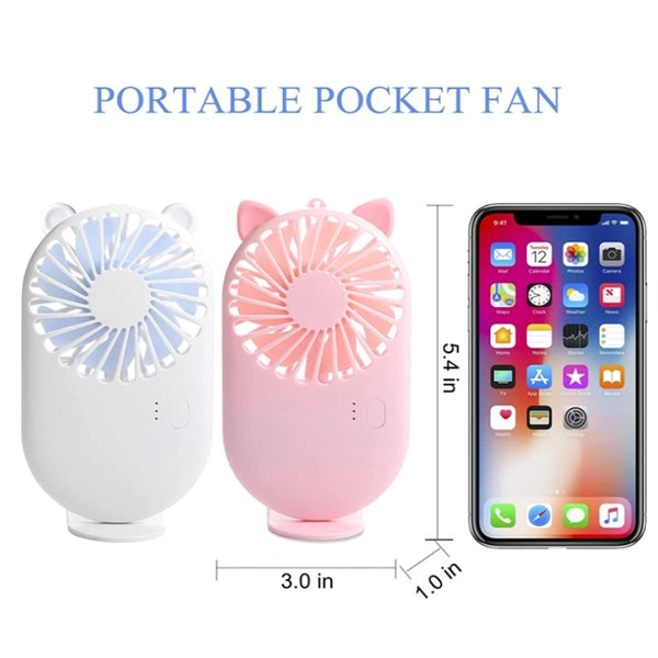 Portable Handheld Fan With Base