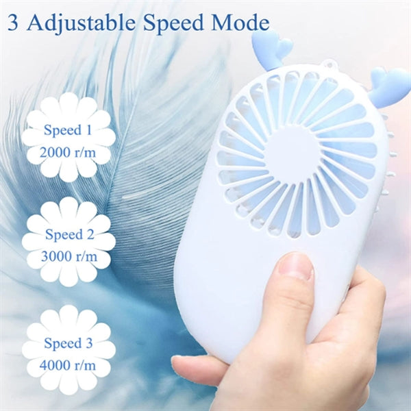 Portable Handheld Fan With Base