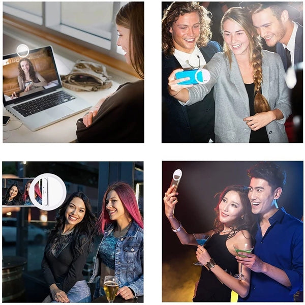 Rechargeable Portable Clip-On Selfie Fill Light