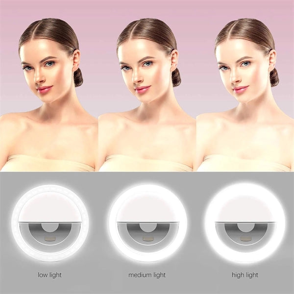 Rechargeable Portable Clip-On Selfie Fill Light