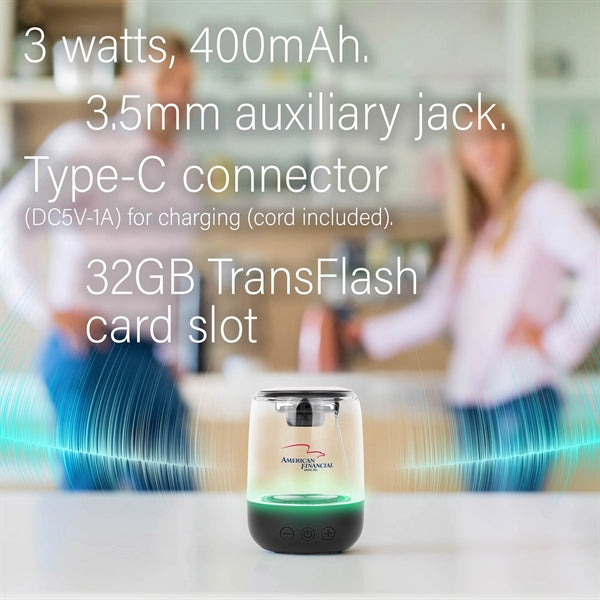 3-Watt Light-Up Bluetooth Speaker
