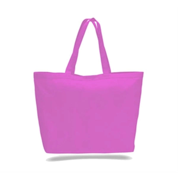 Large Heavy Canvas Tote Bags w/ Hook & Loop Closure 23x17x6