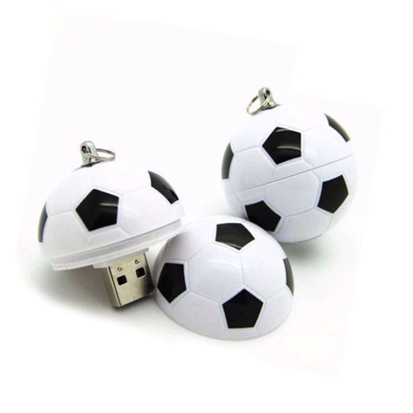 Soccer Shaped Fast USB Drive with Keyring