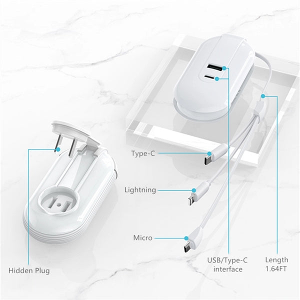 All-In-1 Traveler'S Mobile Phone Chargers