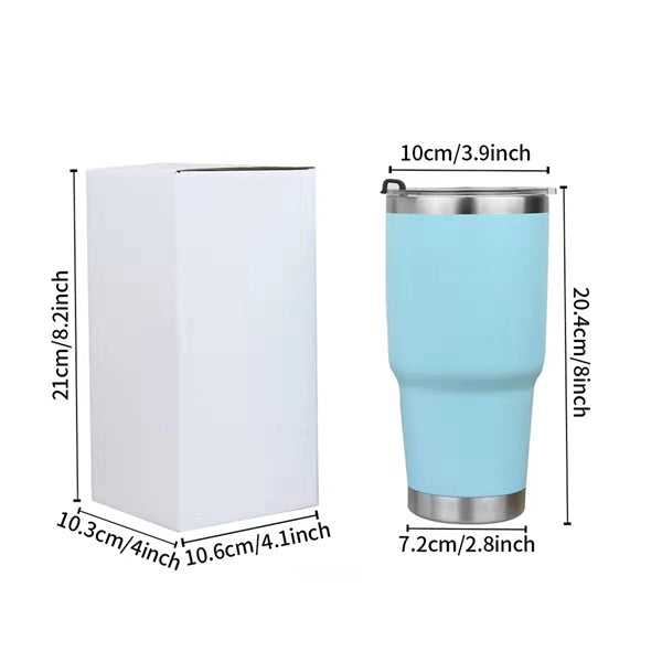 Contoured 30 Oz Stainless Steel Copper Double Lined