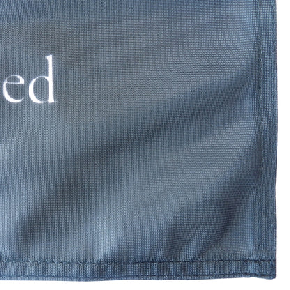 6' Digitally Printed Single Reverse Half Drop Banner