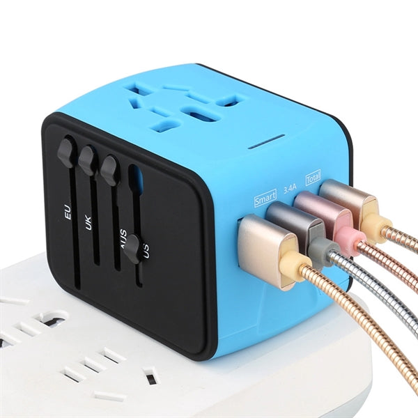 Multifunction Travel Plug 4 Usb