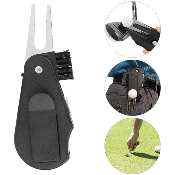 4 In 1 Foldable Golf Divot Tool