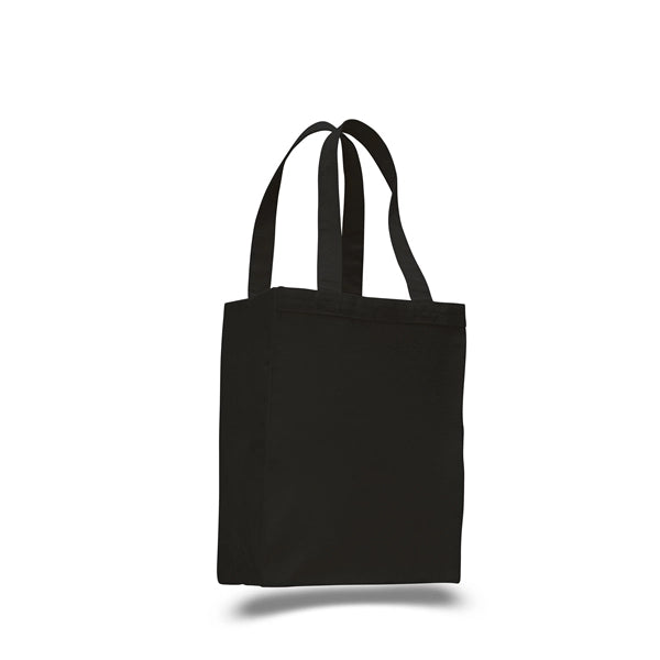 Canvas Gusset Shopping Tote Bag (10.5 x 14 x 5)