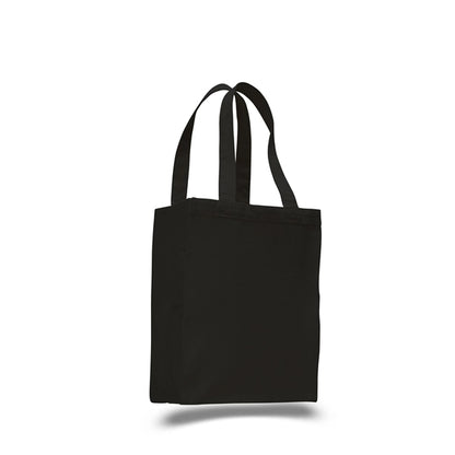 Canvas Gusset Shopping Tote Bag (10.5 x 14 x 5)