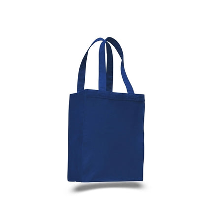 Canvas Gusset Shopping Tote Bag (10.5 x 14 x 5)