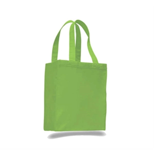Canvas Gusset Shopping Tote Bag (10.5 x 14 x 5)