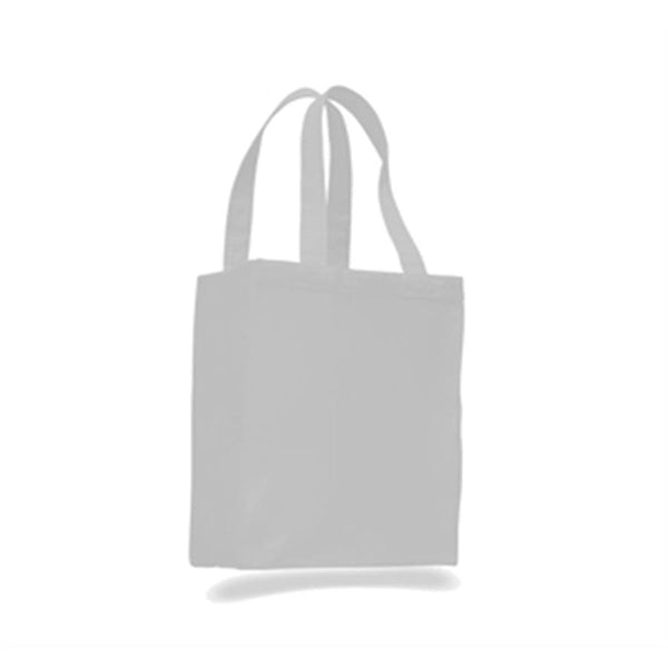 Canvas Gusset Shopping Tote Bag (10.5 x 14 x 5)