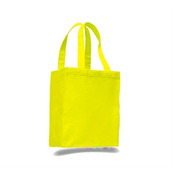 Canvas Gusset Shopping Tote Bag (10.5 x 14 x 5)