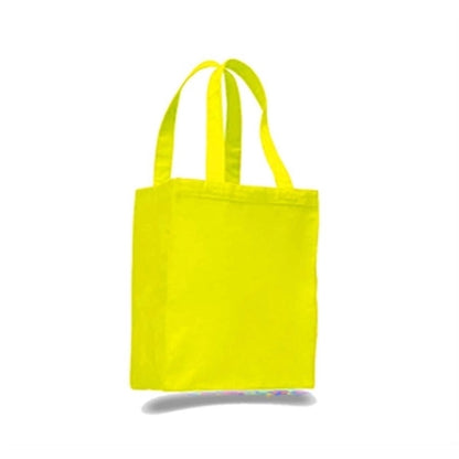 Canvas Gusset Shopping Tote Bag (10.5 x 14 x 5)
