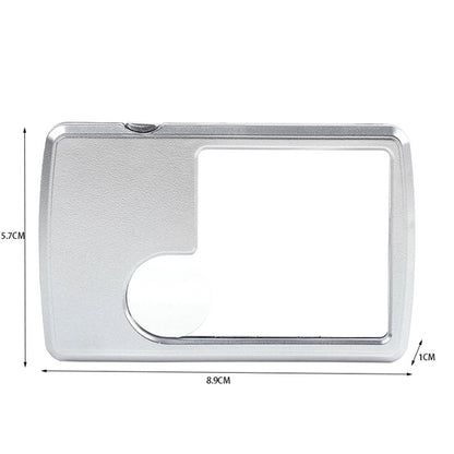 6X 3X LED Magnifying Glass with Light