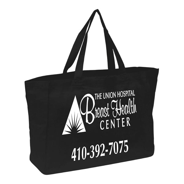 Cotton Tote Bag with Matching Handles (13 x 13 x 5)