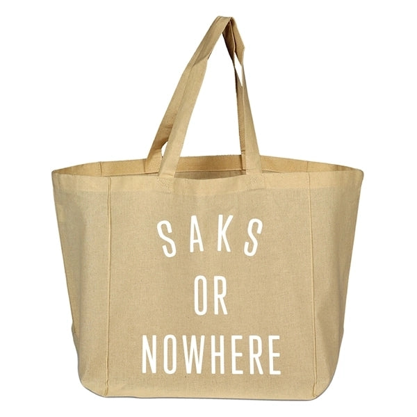 Cotton Sheeting Grocery Bag  (12 x 13 x 8)