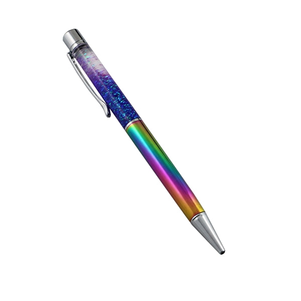 Rainbow Color Gradient Floating Glitter Pen