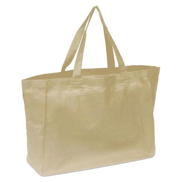 Cotton Shopper Tote (16 x 12 x 6)