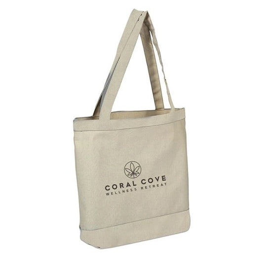 Canvas Color Accent Tote (16 x 14 x 4)