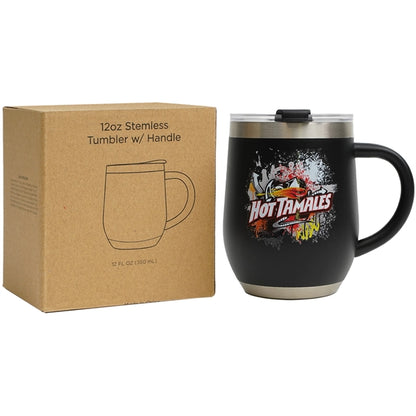 12Oz  Stemless Tumbler With Handle