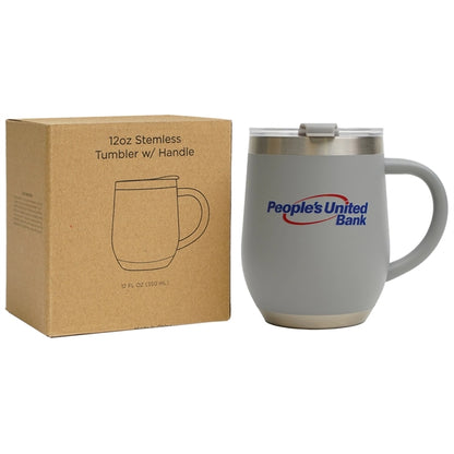 12Oz  Stemless Tumbler With Handle