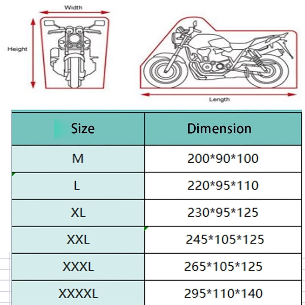 Outdoor Motorcycle Cover