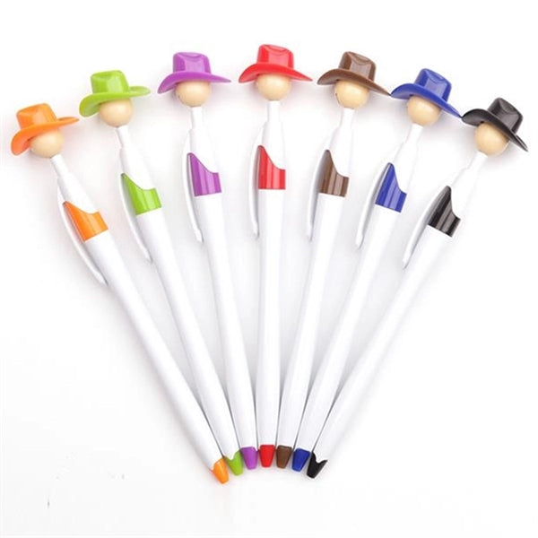 Personalized Cowboy Hat Smiley Ballpoint Pen