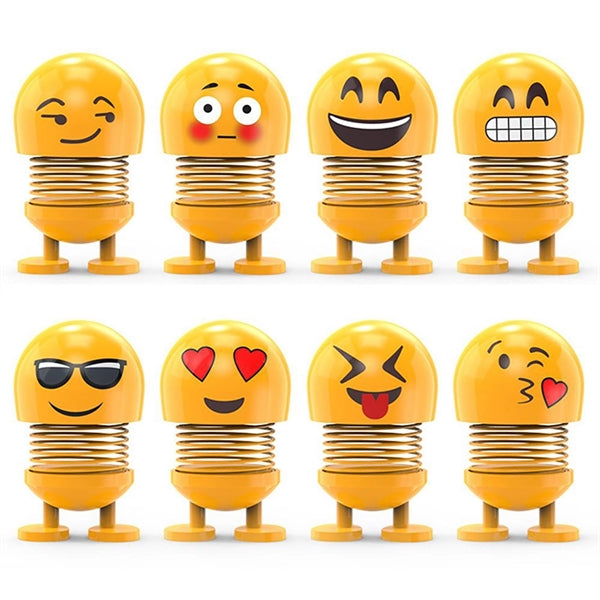 Spring Bouncing Smiling Face Doll