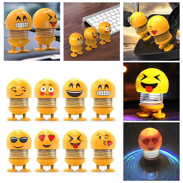 Spring Bouncing Smiling Face Doll