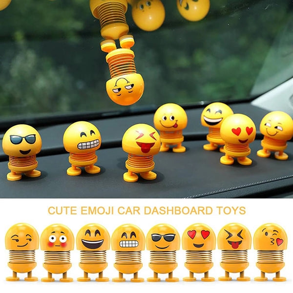 Spring Bouncing Smiling Face Doll