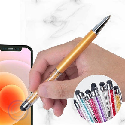2 in 1 Crystal Diamond Stylus Pen