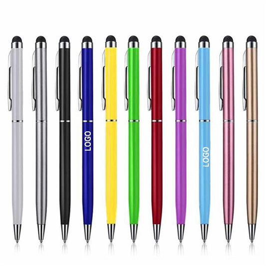 2 in 1 Metal Stylus with Ballpoint Pen