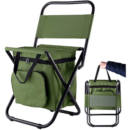 Fishing Chair with Cooler Bag