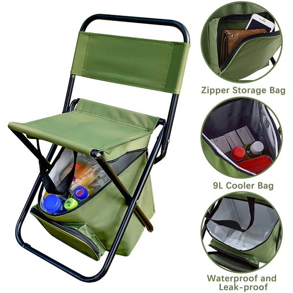Fishing Chair with Cooler Bag