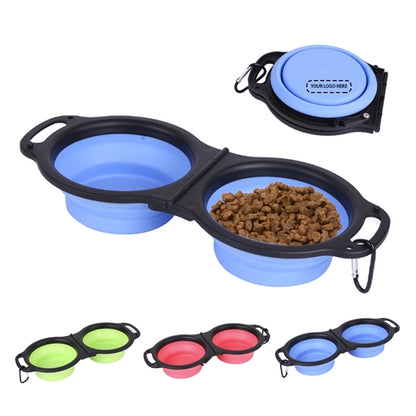 Dual Collapsible Pet Bowl