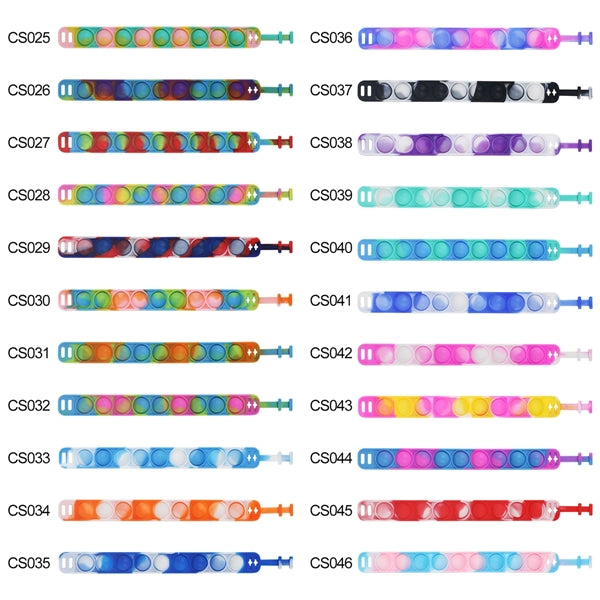 Push Pop Fidget Toy Bracelet