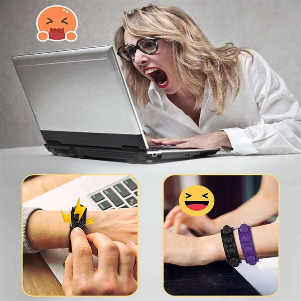 Push Pop Fidget Toy Bracelet