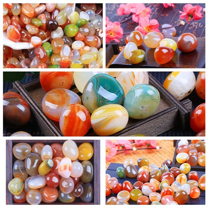 Mixed Agate Stone Vase Filler Landscape Bottom Decoration